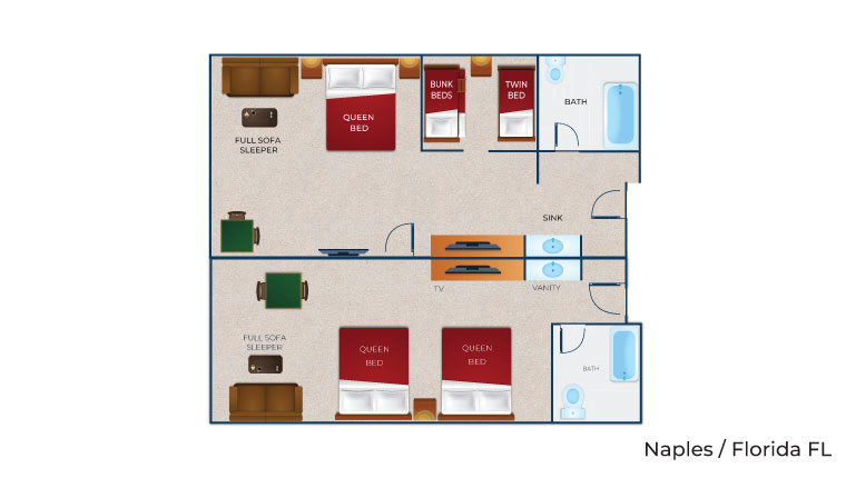 Deluxe Wolf Den Premium Suite | Great Wolf Lodge Webster, TX